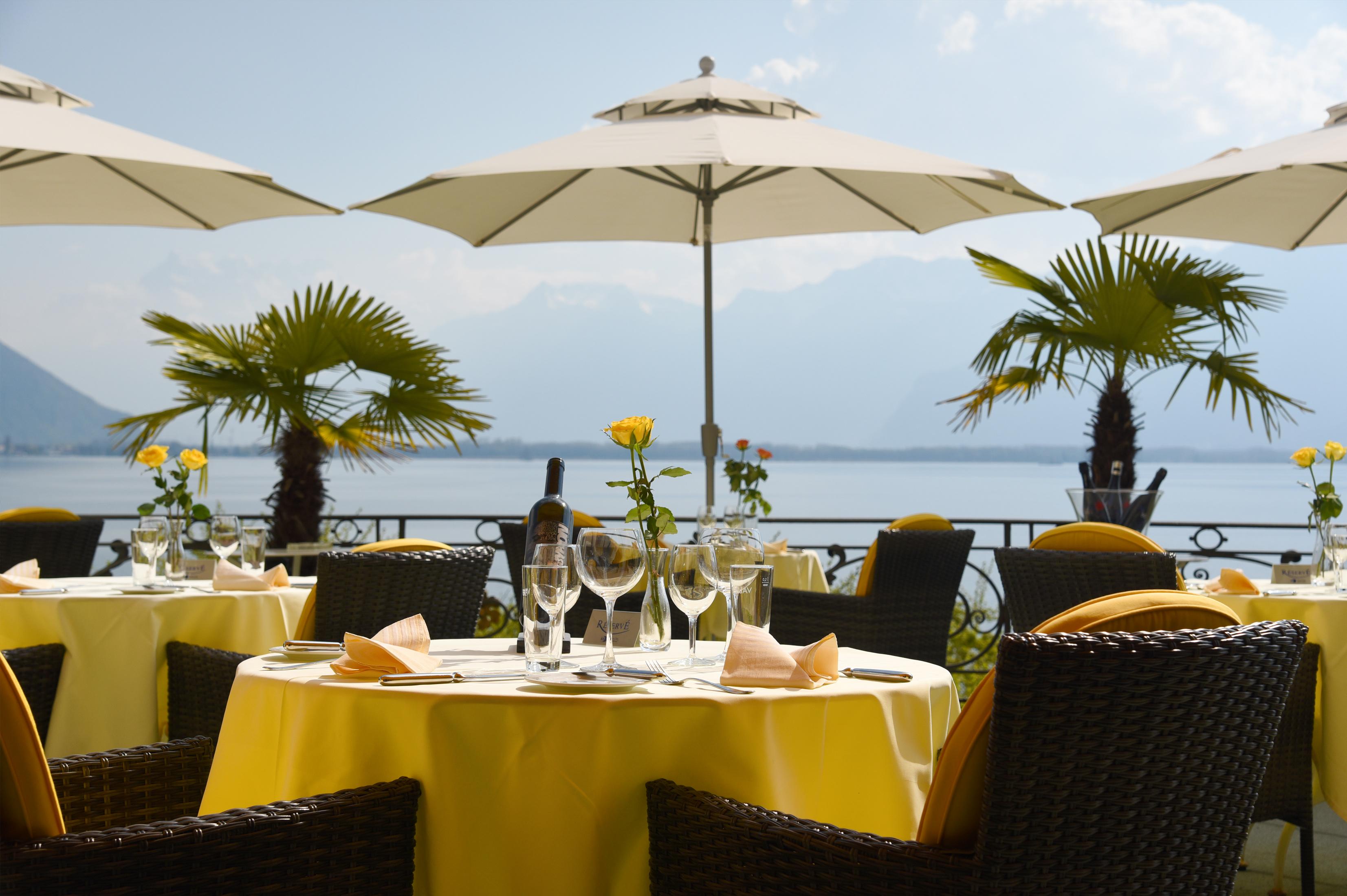 Golf Hotel Rene Capt Montreux Restaurant foto